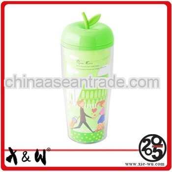 X&W 350ML Apple Shaped Kids Double Wall Tumbler 12oz