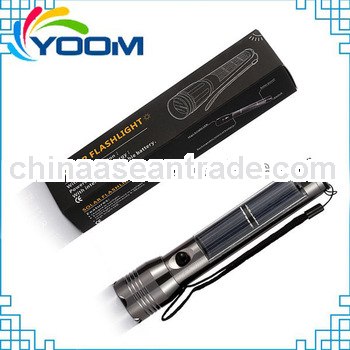 YMC-HT101AM rechargeable 2013 popular best China factory solar flashlight work light