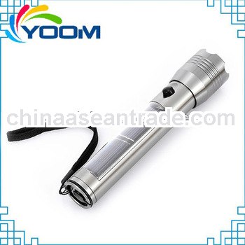 YMC-HT101AN rechargeable 2013 popular best solar flashlight