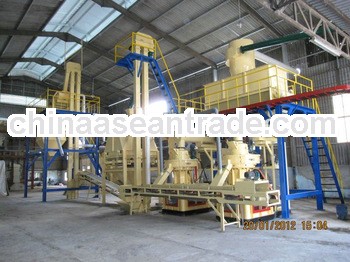 YULONG XGJ580 complete eucalyptus wood pellet making plant