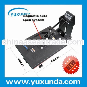 YXD-G6AS 40*60cm Automa open lowest price t-shirt heat press machine with slide rails