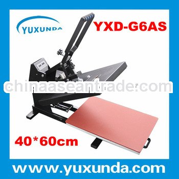 YXD-G6AS 40*60cm automaic open&slide lowest price t-shirt heat press machine