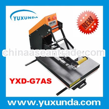 YXD-G7AS 40*60cm Auto open heat transfer machine for t-shirt printing with slide out press bed