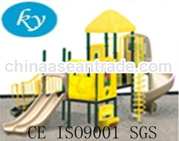 Yellow children use playground equipment (KYM--3103)