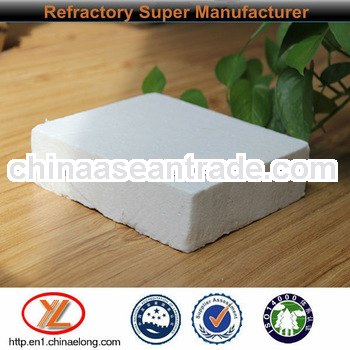 Zicronia bearing alumina silicate fiberboard sheet