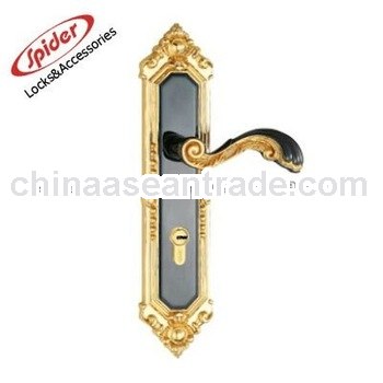 Zinc alloy European Big size Mortise Door lock handle/Luxury lock