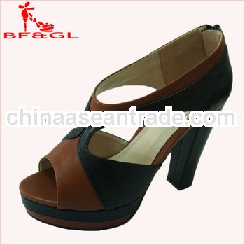 Zip Cut-out Manufacturer Classy Women Platform Sandals