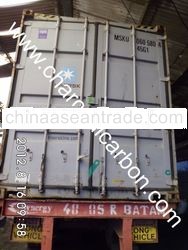 Coconut shell charcoal shipped on Aug 2012