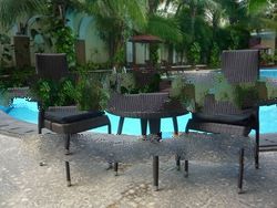 Hotel Furniture, Bombay Set Synthetic Rattan Furniture Made by Openhouse Outdoors