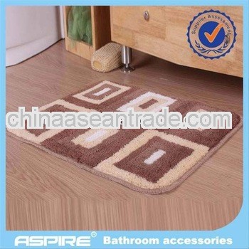 acrylic material printed bath mat