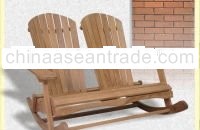 Teak Adirondack Rocking Chair