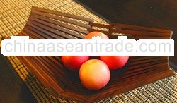 sonokeling wood fruit basket