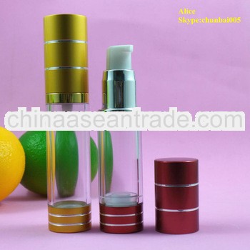 airless pump cosmetic bottle for cream with pump sprayer