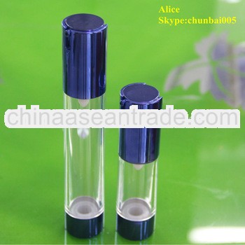 airless transparent air freshener plastic bottles with pump cap for packing