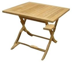 SQUARE FOLDING TABLE 90 X 90