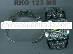 Silver Bracelet With Natural Gems 2