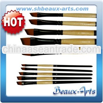 all kinds of paint brushes,angular synthetic painting set brushes