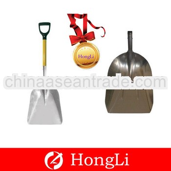 aluminium snow shovel with fiberglass handle