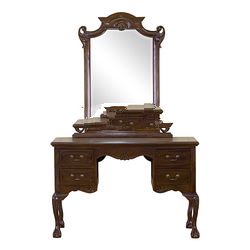 Mahogany Palin Dressing Table with Mirror