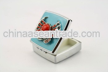 animal metal pill box