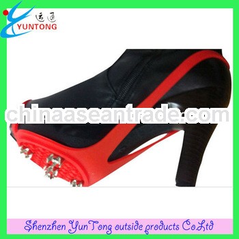 anti-skid spiked high heel shoes for ice and snow walker