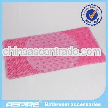 anti slip bath mat with pink