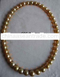 GOLDEN SEA PEARL NECKLACE