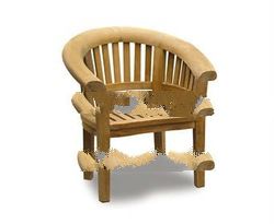 Teak Garden Furniture Banana Chair Deluxe