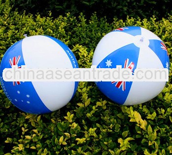 attractive inflatable beach ball with logo printed