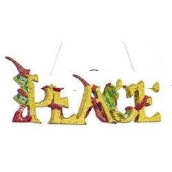 Department 56 Krinkles "Peace" Christmas Word Ornament