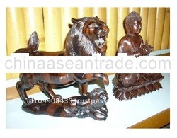 Ebony Statues Handicraft Making