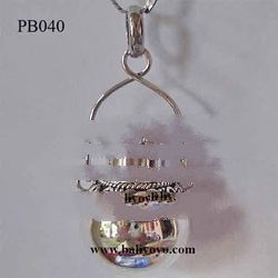 Silver Perfume Box PB040