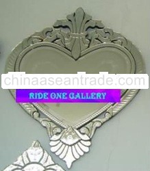 RideOneGallery.com | Indonesia Handy Craft Glass - Wall Mirror Glass Etnic