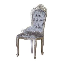 Mahogany French Silver Dining Chair