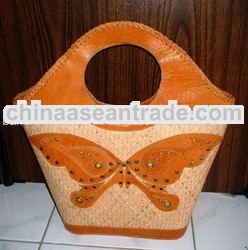 Butterfly Leather Handbag