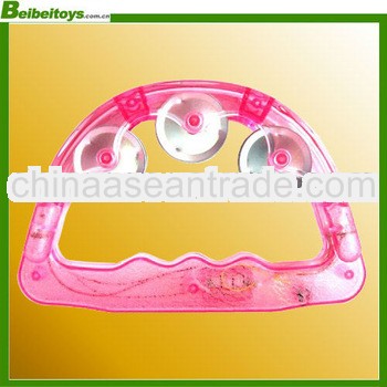 baby rattle toys flashing plastic tambourine