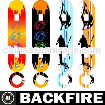 backfire skateboard light skateboard deck