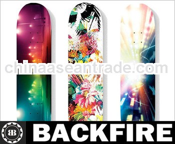 backfire skateboard street board,wooden decking,skateboard deck