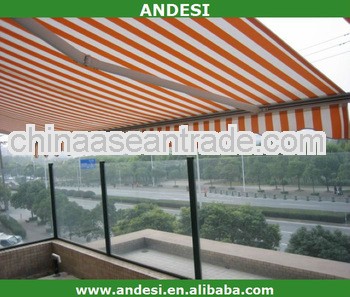 balcony retractable awning/solar awning/ polyester awning