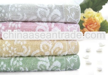 bamboo fabric jacquard weave towel blanket