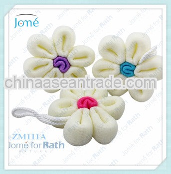 bath sponge flowers shaped