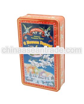 beautiful food grade tin box CD-047