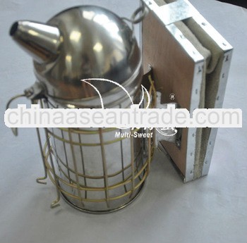 beekeeping stainless steel bee smoker with domed cover
