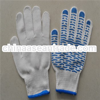 best one side cotton dotted gloves