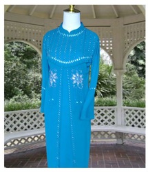 Blue Lines Islamic Abaya