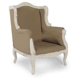 FRENCH STYLE FURNITURE OF UPHOLSTERED WING CHAIR