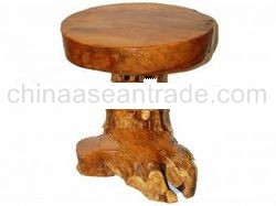 TEAK ROOT FURNITURE STOOL