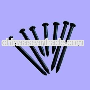 black concrete nails manufacturer with grooved/screw shank