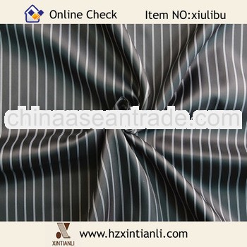 black white striped fabric sleeve lining fabric