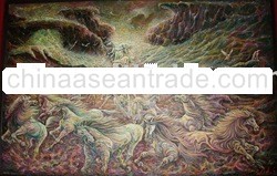 Looking for peace,size 190x123cm